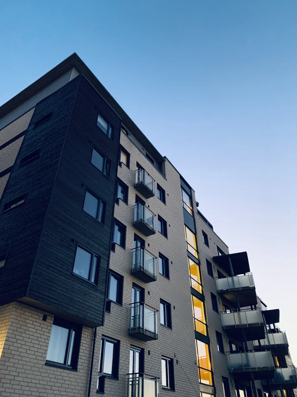 Apartment building rental housing